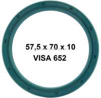 Sonstige-Citroen - bague d'étanchéité vilebrequin arrière pour Visa 652cm³. dimensions: 57,5x70x10mm. Ma