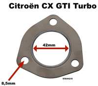citroen lignes dechappement joint cx gti turbo bride triangulaire flexible P42447 - Photo 1