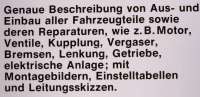 Sonstige-Citroen - livre en allemand: Reparaturanleitung Citroen CX Herbst 1974 bis 1981. Nachdruck vom Büch