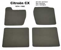 citroen tapis sol cx berline 011974 a 121982 kit moquette grise tres P42436 - Photo 1