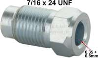 Sonstige-Citroen - raccord de tube 7/16 x 24 UNF pour tubes de 6,35mm (1/4'), pour tubes de frein et tubes hy