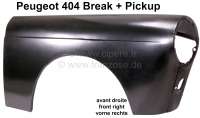 Peugeot - aile avant droite, Peugeot 404 pick up, 404 Break.