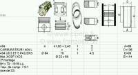 Alle - chemises et pistons, Peugeot 404 carbu 404L, 404 U6  moteurs 3 et 5 paliers, moteur XC5, X