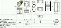 Citroen-DS-11CV-HY - chemises et pistons, Peugeot 504 injection, moteurs XM/XM1/KF5/KF6, 1796cm³, de 1969 à 1