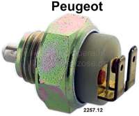 Peugeot - interrupteur de feux de recul, Peugeot 204, 304, 404, 504 203, 403, 504V6