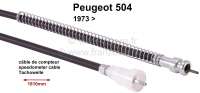 Renault - câble de compteur, Peugeot 504 après 1983, longueur 1810mm