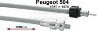 Peugeot - câble de compteur, Peugeot 504 jusque 1976, longueur 1810mm