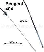 Peugeot - câble de frein à main, Peugeot 404, câble avant, longueur 1978mm, gaine 1300mm, n° d'o
