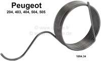 Peugeot - ressort de câble d'accélérateur, Peugeot 403,204,404,504 tous moteurs, gros ressort au 