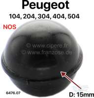 Alle - bouton de manette, Peugeot 104, 204, 304, 404, 504, bille en plastique noir pour la comman
