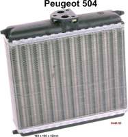 peugeot chauffage aeration radiateur 504 largeur 193 hauteur 150 P72140 - Photo 1