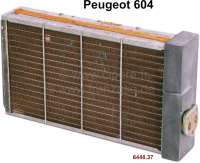 Citroen-DS-11CV-HY - radiateur de chauffage, Peugeot 604, pièce d'origine de marque Chausson, n° d'origine 64