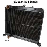 peugeot circuit refroidissement radiateur 404 moteurs diesel berlines break pick up longueur 378mm largeur 530mm P72934 - Photo 1