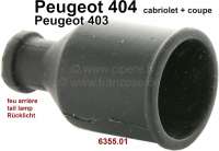 Peugeot - passe-câble derrière feu arrière, Peugeot 403 et 404 cabriolet et coupé, protection ca