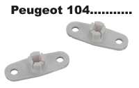 peugeot eclairage fixation phare 104 petit plastique clipser les tiges P75381 - Photo 1