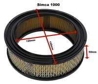 peugeot filtres a air filtre simca 1000 diam ext P72778 20260529154120 - Photo 1