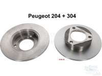 Peugeot - disques de frein (jeu), Peugeot 204 tous modèles, 304 jusque 1978, diamètre 256mm, épai