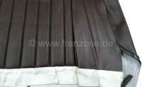 Peugeot - habillage d'assise de banquette arrière, bi-ton simili et drap brun, Peugeot 504, pièce 