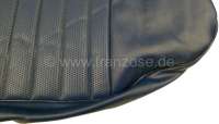 Renault - habillage d'assise de banquette avant, simili bleu, Peugeot 504, n° d'origine 898587