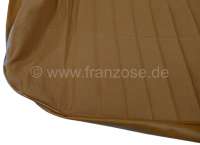 Peugeot - habillage d'assise de siège avant gauche, bi-ton drap Pain doré 2170 + skai Pain doré 3