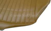 Peugeot - habillage d'assise de siège avant, simili marron, Peugeot 504, pièce d'origine Peugeot, 