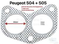 Peugeot - joint de descente d'échappement, Peugeot 504, 505, diamètre 44mm