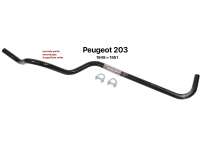 peugeot lignes dechappement tube milieu seconde partie 203 berline 1949 P72945 - Photo 1