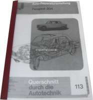Peugeot - livre en allemand: manuel de réparation, Peugeot  204