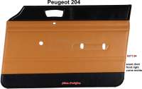 Peugeot - panneaux de porte, Peugeot 204 berline toutes années, panneau avant droit, skai couleur b