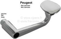 Peugeot - poignée de porte int. gauche, Peugeot 404 berline, 204 cabriolet, l'unité