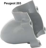 Peugeot - boîtier de commodo de phares, Peugeot 203, covir de phare gris clair, modèle avec 2 file