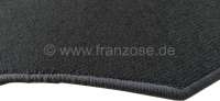 Peugeot - tapis de sol, Peugeot 404 berline, moquette bouclé gris foncé