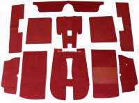 peugeot tapis sol 504 cabriolet moquette rouge grenat jeu 11 P78055 - Photo 1