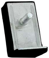 Renault - support de train arrière, Peugeot 504, 604, 505,Alpine A310,  tôle-caoutchouc, 69mm x 40