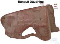 Renault - passage de roue avant droit, Renault Dauphine, pièce neuve provenant d'un stock ancien. P