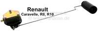 Renault - jauge d'essence, Renault R8, R10, Caravelle Coupe (sans cabriolet)
