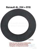 Renault - joint de jauge d'essence, Renault R4 à partir de 1982 (dernier modèle), R16, modèle sp