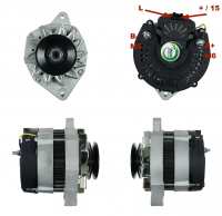 Alle - alternateur, Renault 4L moteur Billancourt, 845cm3,  R6 (845cm3), 12 volts, 50 ampères, m