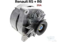 Renault - alternateur, Renault 4L, R6, 35 ampères, monté à 45°, tourne dans le sens contraire de
