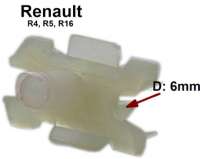 Alle - agrafe pour baguette, Renault 4L, R5, R16, largeur 9mm, longueur 18mm, diamètre d'emboît