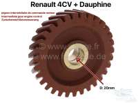 Renault - 4CV/Dauphine, pignon intermédiaire de commande moteur. Convient pour Renault 4CV + Dauphi