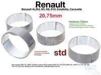 Renault - coussinets de bielle, Renault 4L, pour moteurs Cléon (5 paliers), cote Std, diamètres 54