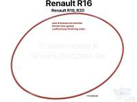 Renault - joint d'embase de chemise, Renault R16 TA de 01/1973 à 08/1980, R16 TX de 06/74 à 09/80,