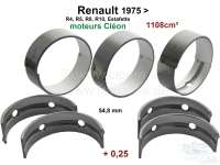 Renault - paliers de vilebrequin (jeu), Renault 4L, R5, R8, R10, Estafette, pour moteurs Cléon (5 p