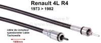 renault cable compteur vitesse 4 1973 a 1982 longueur 1500mm P85051 - Photo 1