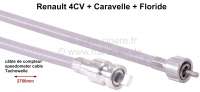 renault cable compteur vitesse 4cv caravelle floride longueur env 2750mm P82194 - Photo 1