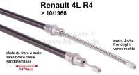 renault cables freins a main cable frein 4 101966 P84102 - Photo 1