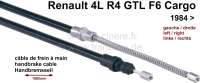 renault cables freins a main cable frein 4 gtl f6 P84116 - Photo 1