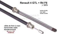 renault cables freins a main cble frein 4 gtl P84108 - Photo 1