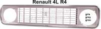 renault calandres capots calandre en plastique gris 4l P87105 - Photo 1